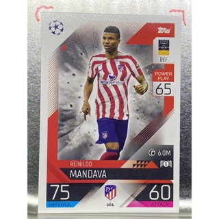 การ์ดนักฟุตบอล Reinildo Mandava 2022/23 การ์ดสะสม Atletico de madrid แอตมาดริด การ์ดนักเตะ แอตเลติโก้ มาดริด