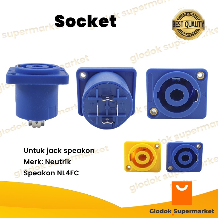 ซ็อกเก็ตแจ็ค Neutrik Speakon NL4FC