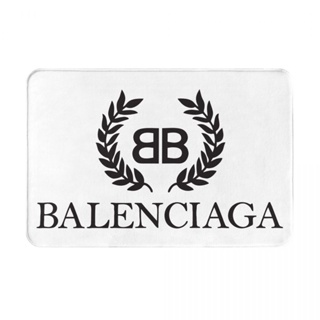 Balenciaga (3) พรมเช็ดเท้า ผ้าสักหลาด กันลื่น ดูดซับน้ํา แห้งเร็ว สําหรับห้องน้ํา 16x24 นิ้ว พร้อมส่ง