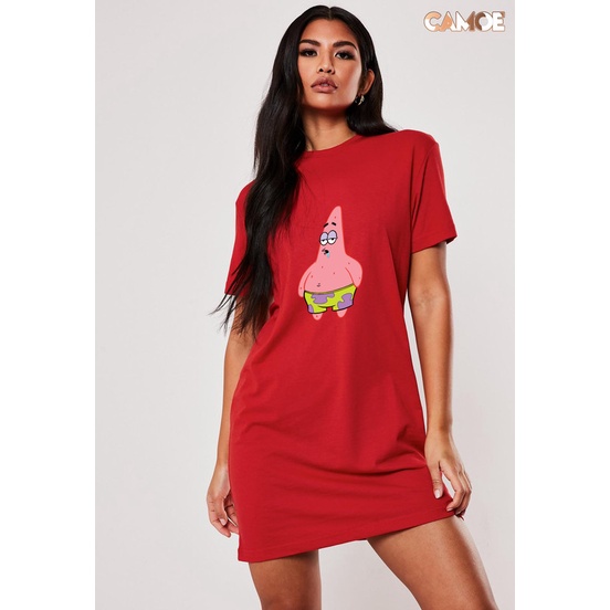 ชุดเดรสเสื้อยืด Patrick Star Drooling