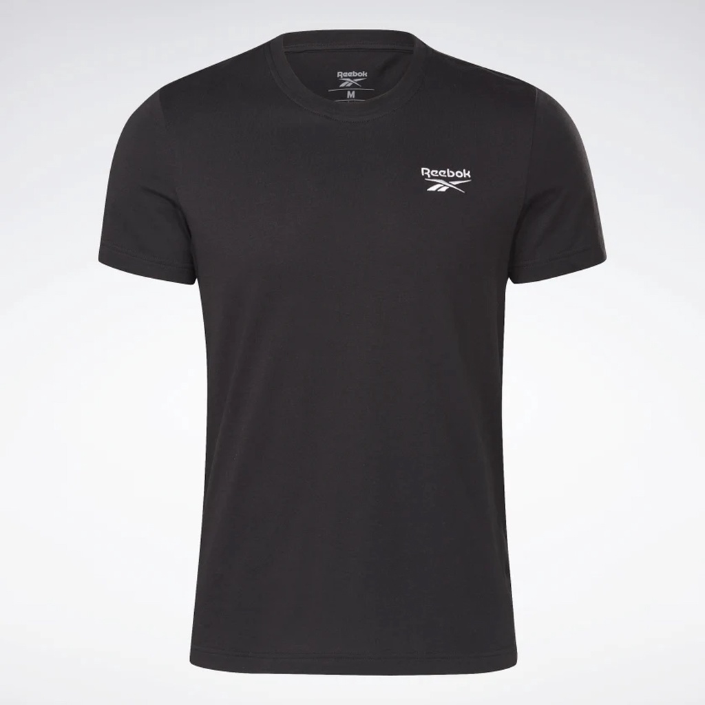 Reebok เสื้อคอกลม เสื้อยืด เสื้อสีดำ OL T-Shirt IdentityRI Classic GJ0639 BK (790)