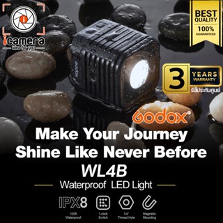 Godox LED WL4B Waterproof 5600K 1500mAh - รับประกันศูนย์ Godox Thailand 3ปี