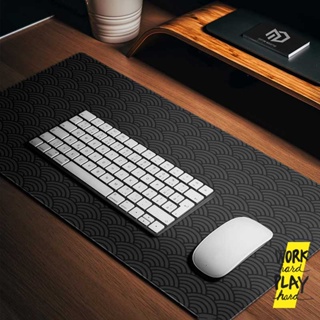 WHPH Shop แผ่นรองเมาส์ขนาดใหญ่ มินิมอล สไตล์ญี่ปุ่น แผ่นรองเมาส์ แผ่นรองคีย์บอร์ด mouse pad