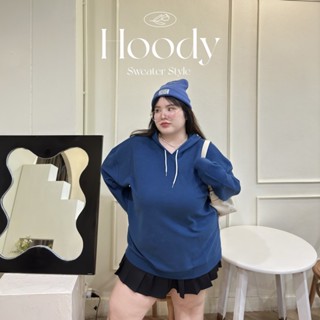 Hoodie Sweater เสื้อฮู้ดสาวอวบอ้วน โทนสี2 | Geebeety