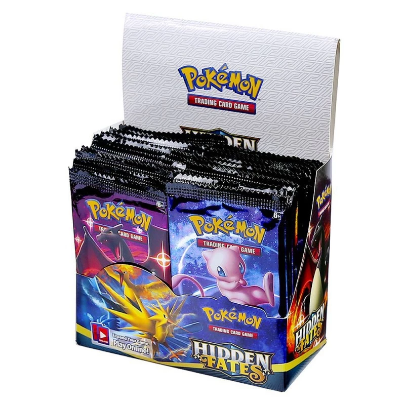 การ์ดโปเกมอนทอง 54 ชิ้น แพ็คเกมต่อสู้การ์ดภาษาอังกฤษ GX ของเล่นสะสมสำหรับเด็ก