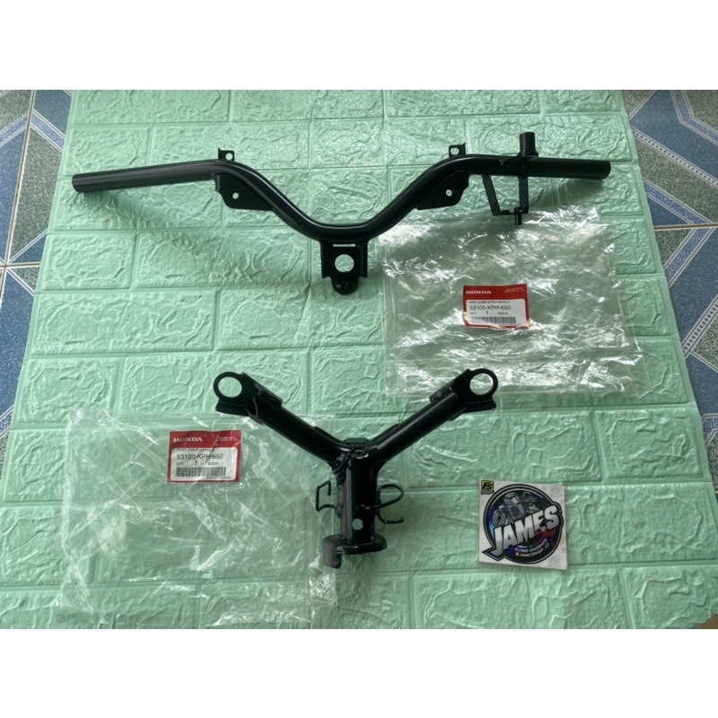🔻เเท้เบิกศูนย์🔻แฮน125r คอแฮน125r แท้ คอแฮนเวฟ125r เหล็กยึดแฮนด์ Wave125 S/R รุ่นดิสเบรคหน้า 53100-KP