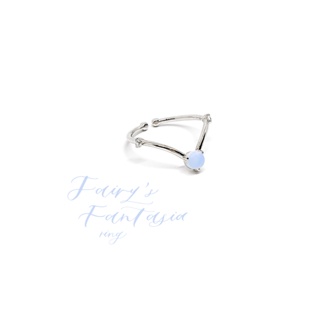 Fyne Fories Fairy’s Fantasia Ring ♡ แหวน minimal ประดับหินสีฟ้าอ่อน ♡ fynefories