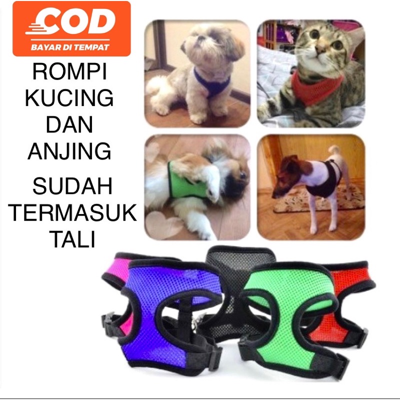 สายรัด CAT VEST AND CAT HERNESS INCLUDES