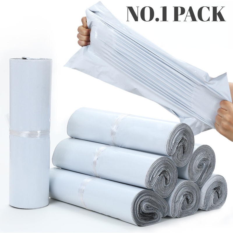 NO.1 ถุงไปรษณีย์ สีขาว ถุงพัสดุ ซองไปรษณีย์ 45x60 ซองไปรษณีย์พลาสติก ถุงไปรษณีย์พลาสติก 20ใบ ซองพัสดุพลาสติก - รูปที่ 6