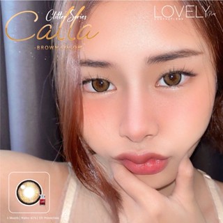 New 💓✨ Calla brown (Lovely lens) ขนาดBig ตาโต (บิ๊กอาย คอนแทคเลนส์ bigeyes)