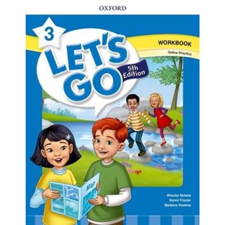 DKTODAY หนังสือแบบฝึกหัด LETS GO 3:WORKBOOK WITH ONLINE PRACTICE (5ED)