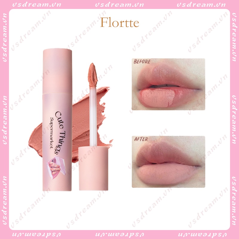 Flortte ลิปโคลน เนื้อครีม ทาริมฝีปากได้ทุกวัน