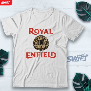 เสื้อยืด พิมพ์ลาย Royal Enfield Biker DISTRO สําหรับผู้ชายS-5XL