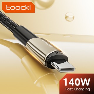 Toocki 140W PD 3.1 สายชาร์จ Type C เป็น Type C 7A แฟลชชาร์จ USB-C เป็น USB-C สายชาร์จโทรศัพท์มือถือ