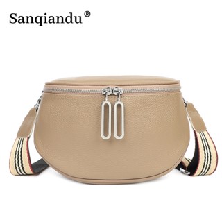 High Quality Genuine Leather Waist Bags For Women Designer Casual Shoulder Bag Messenger Saddle Bag Ladies Chest Crossbo