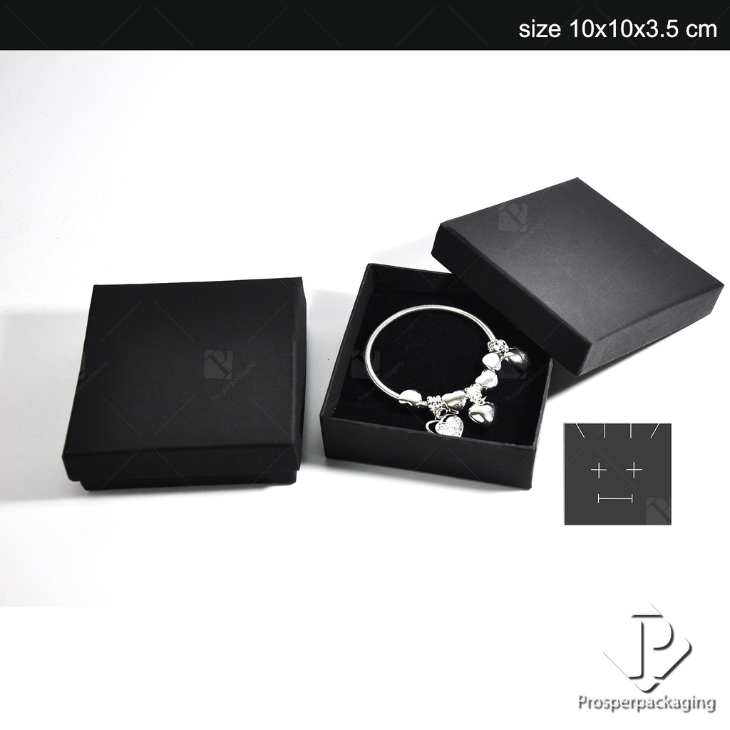 แบบ 12 ใบ กล่องกระดาษใส่เครื่องประดับ ภายในมีฟองน้ำบุผ้า สามารถใส่ทั้ง แหวน ต่างหู สร้อย กำไล มีให้เลือกแบบ - รูปที่ 3