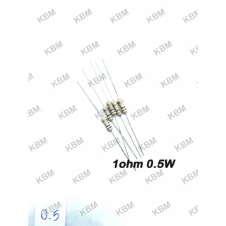 Resistor ตัวต้านทาน 1Ohm 0.25W 0.5W 1W 2W 3W 5W