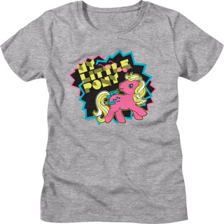 Womens 80s My Little Pony Shirt เสื้อเด็กหญิง เสื้อยืดน่ารักๆ เสื้อแฟชั่นผญ2022 อื่นๆ เสื้อวินเทจผญ