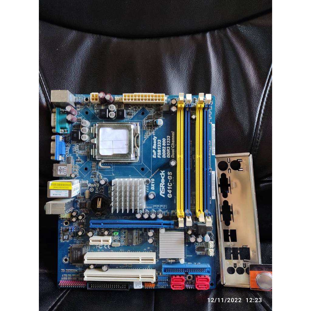 Mainboard (เมนบอร์ด) 775 G41 ASRock G41C-GS DDR2 &amp; DDR3