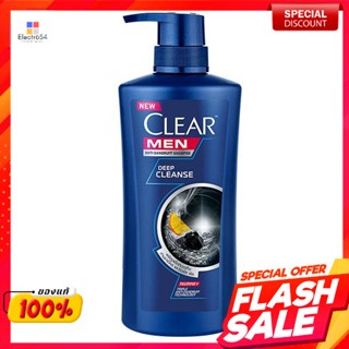 เคลียร์ เมน แชมพูขจัดรังแค สูตรดีพคลีนส์ 450 มิลลิลิตรClear Men Anti-Dandruff Shampoo Deep Clean Formula 450 ml.