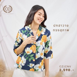 C&amp;D เสื้อผู้หญิง Blouse แขนยาว COTTON NORMAL B (CZ1CNV)