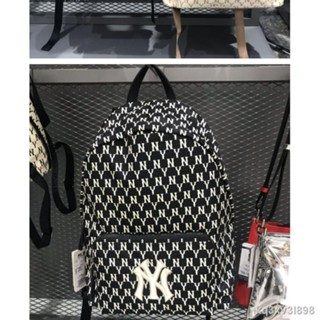 ☏۩กระเป๋าเป้ MLB ใบใหญ่ใส่โน๊ตบุ๊คได้ งานแท้ %