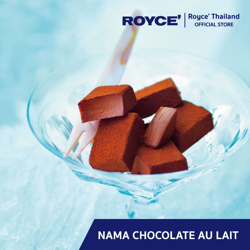 จับคู่ความฟิน Nama Chocolate Au Lait Potatochip Chocolate Original ...