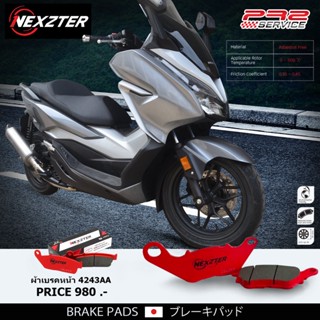 ผ้าเบรค NEXZTER ผ้าเบรคหน้า สำหรับ CB650F/VERSYS300/VERSYS650/CBR500R/CBR650F/CB500X/TRIUMPHBONNEVILLET100,T120/