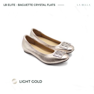 LA BELLA รุ่น LB ELITE BAGUETTE CRYSTAL  - LIGHT GOLD