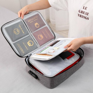 Family Credit ID Card Holder Document Storage Bag Bill Account Passport For Men Women Card Wallets Travel Case Protectio