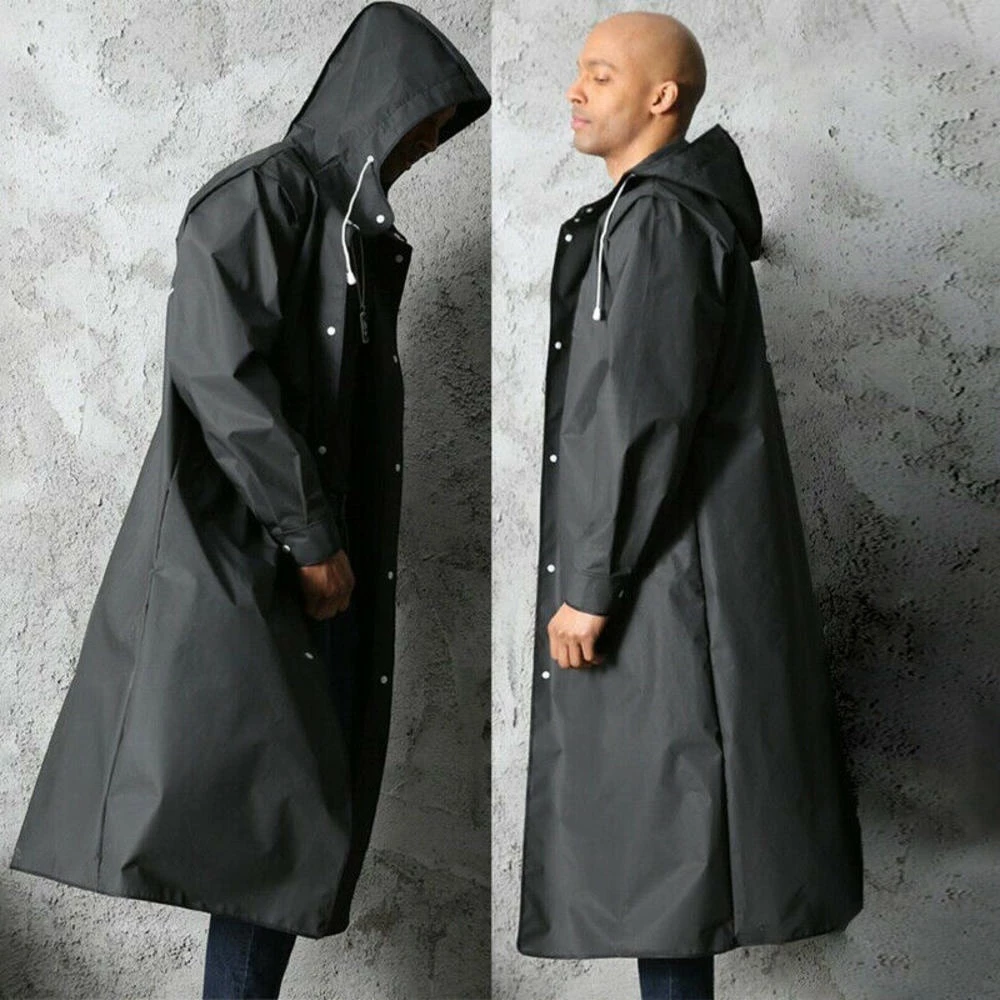 เสื้อกันฝน Trench Coat กันน้ำ สำหรับผู้ชายและผู้หญิง thumbnail 4