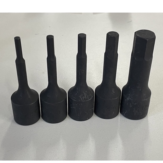 HANS ลูกบล็อกเดือยโผล่ 6เหลี่ยม ลมดำ  ขนาด1/2