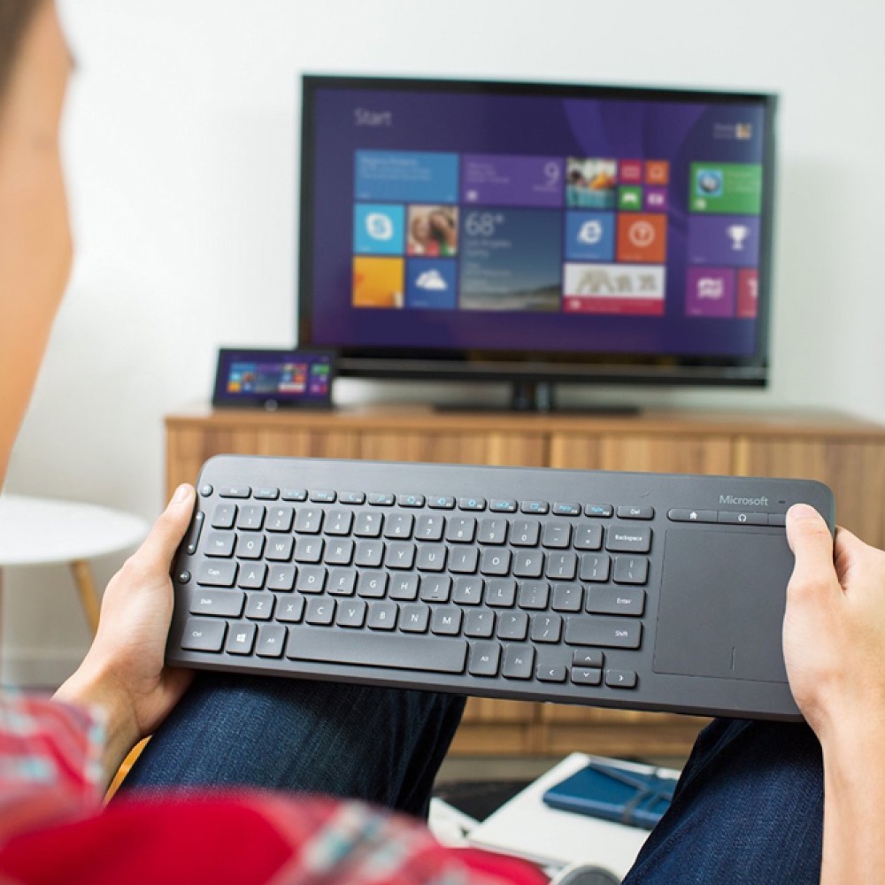 Microsoft All-in-One Media Keyboard (คีย์บอร์ดไร้สาย) แป้นพิมพ์ ไทย-อังกฤษ, รองรับ Smart TV และ Game Consol* #4