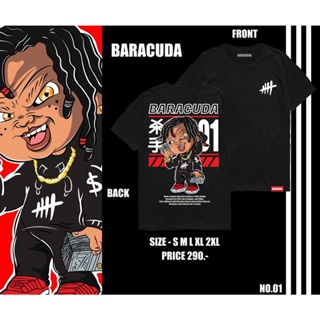 ใหม่ BARACUDA เสื้อยืดสกรีน CHUCKY MONEY 💴 #ค่าจัดส่งถูก