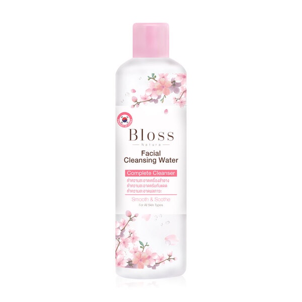 ของแท้ 100%  BLOSS NATURA Facial Cleansing Water 300ml.