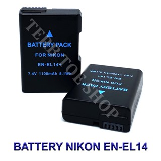 (PACK2)ENEL14  EN-EL14  ENEL14a Camera Battery For Nikon D3200,D3300,D3400,D3500,D5300,D5500,D5600,Df DSLR,P7000,P7700