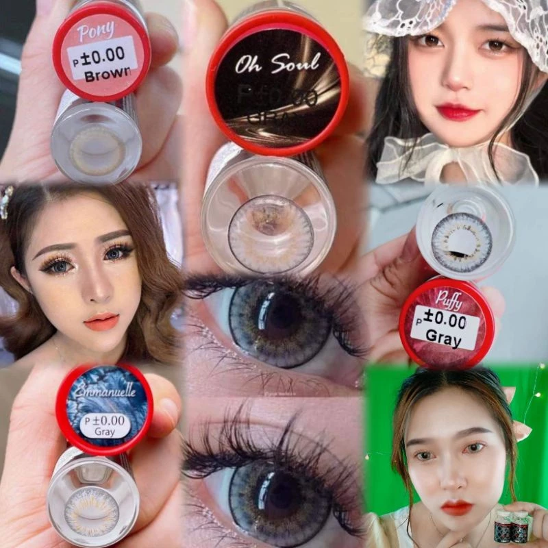 บิ๊กอาย Pitchylens คอนเเทคเลนส์ รุ่นขายดี พีชชี่เลนส์ ตาโต ลายสวยๆๆ Bigeye