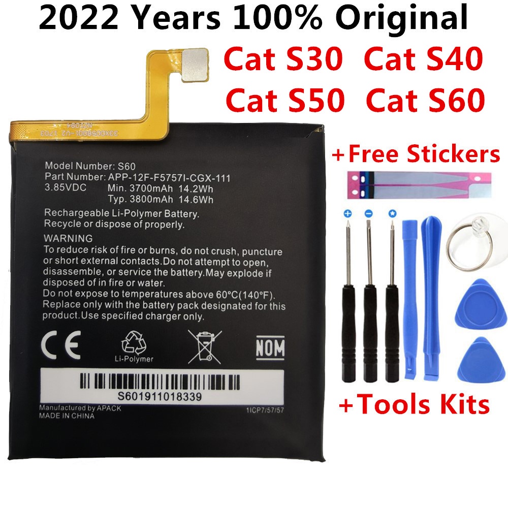 100 al Replacement Battery For Caterpillar Cat S40 S50 S60 Cuba-bl00 ...