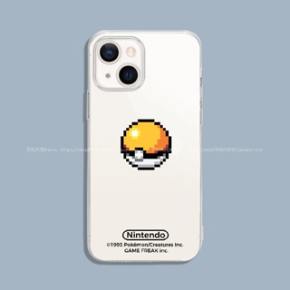 Pokémon　Poké Ball for เคสไอโฟน iPhone 11 12 pro max เคส 14 plus 7 8 plus case 13 14 promax TPU　X Xr Xs Max cover 8พลัส