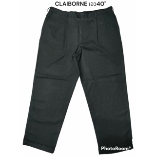 CLAIBORNE แท้ เอว40"กางเกงสแลคชาย