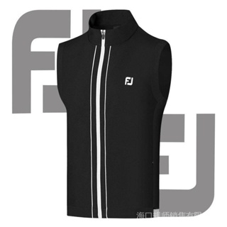 Footjoy FJ เสื้อแจ็กเก็ตขนแกะ อบอุ่น แฟชั่นฤดูใบไม้ร่วง ฤดูหนาว สําหรับผู้ชาย เหมาะกับการเล่นกีฬากอล์ฟ