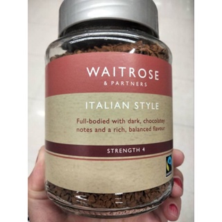 Waitrose Freeze Dried Coffee 100g กาแฟสำเร็จรูปชนิดผง100กรัม เวทโทรส ราคาพิเศษ 