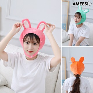 Ameesi ผ้าคลุมหัวกระต่าย หูผลไม้ แตงโม ส้ม สตรอเบอร์รี่ ใส่สบาย พร็อพถ่ายรูป สําหรับเด็ก