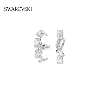 Swarovski Gema ต่างหู เจาะคริสตัล ทรงไม่สม่ําเสมอ เหมาะกับวันวาเลนไทน์ สําหรับผู้หญิง