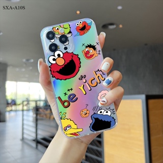 Compatible With Samsung Galaxy A10S A10 A22 A03 A03S A20S A20 A30 A30S A50 A50S 4G 5G เคสซัมซุง สำหรับ Colorful Laser Soft TPU Case Monster Bear เคส เคสโทรศัพท์ เคสมือถือ เคสนิ่ม Full Cover