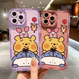 OPPO F5 F7 F9 F11 Youth Pro เคสออปโป้ สำหรับ Cute Cartoon Winnie The Pooh เคส เคสโทรศัพท์ เคสมือถือ Full Cover Shell Shockproof Back Cover Protective Cases