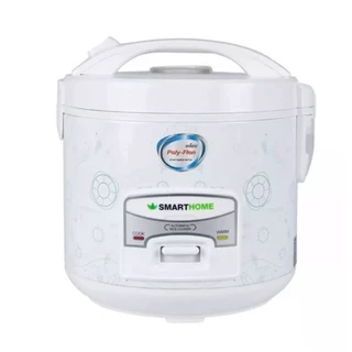SMARTHOME หม้อหุงข้าว 1 ลิตร รุ่น SRC1012 หม้อหุงข้าวไฟฟ้า หม้อหุงข้าวอุ่นทิพย์ แบบเคลือบเทปล่อน ข้าวไม่ติดข้าว