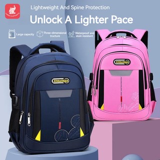 School Bag waterproof Kids Backpack large -capacity Bag for Boy and Girl simple children's schoolbag