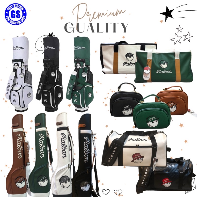 กระเป๋าเสื้อผ้า ฮาฟเซ็ต กระเป๋าถือ Malbon,Golf Half Set Bag,Boston Bag
