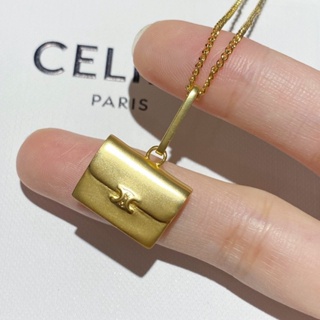 พรี ราคา2100 Celine Triomphe สร้อยคอ Necklaces